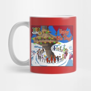 Life Day with TechnoRetro Dads Logo Mug